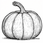 Pumpkin and Gourd Still Life Coloring Pages 2