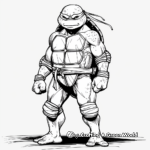 Raphael Ninja Turtle Coloring Sheets 2