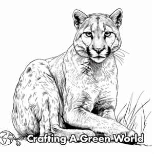 Cougar Coloring Pages - Free &amp; Printable!