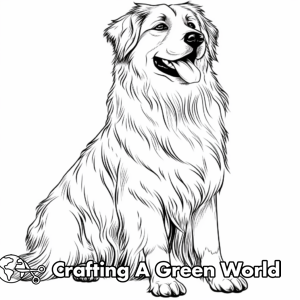 Great Pyrenees Coloring Pages - Free &amp; Printable!