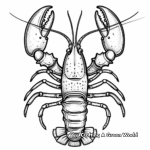 Reef Lobster Coloring Pages for Aquarium Enthusiasts 3