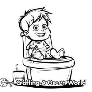 Potty Training Coloring Pages - Free &amp; Printable!