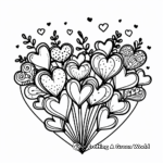Romantic Valentine's Heart Coloring Pages 3