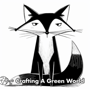 Red Fox Coloring Pages - Free &amp; Printable!