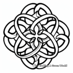 Shamrock and Celtic Knot Coloring Pages 4