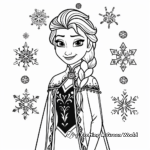 Simple Arendelle Kingdom Coloring Pages for Children 1