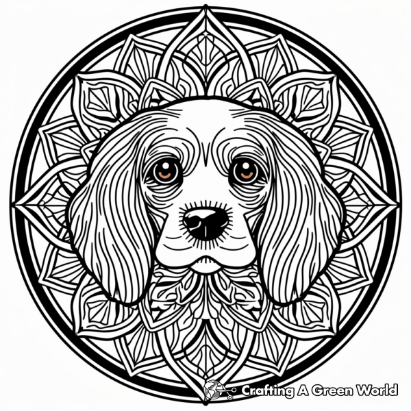 Dog Mandala Coloring Pages - Free &amp; Printable!