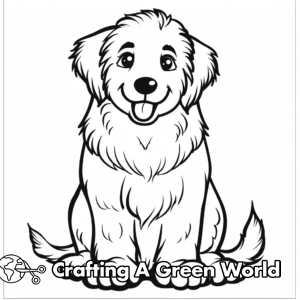 Great Pyrenees Coloring Pages - Free &amp; Printable!