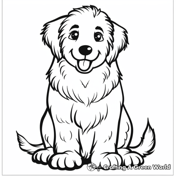 Great Pyrenees Coloring Pages - Free &amp; Printable!