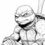Splinter Guiding Ninja Turtles Coloring Pages 2