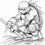 Splinter Guiding Ninja Turtles Coloring Pages 3