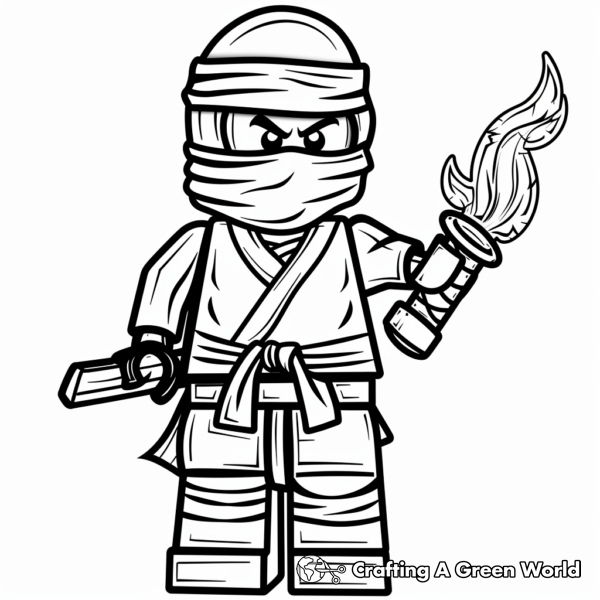 Lego Figure Coloring Pages - Free &amp; Printable!