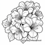 Stunning Azalea Flowers Coloring Pages 2
