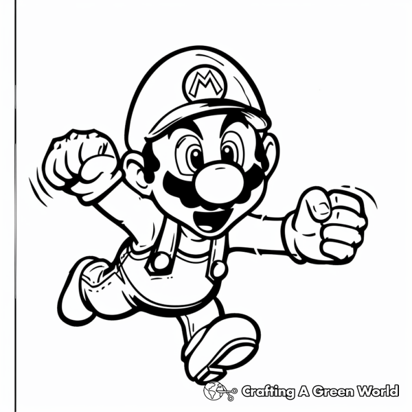 Mario Coloring Book Pages - Free &amp; Printable!