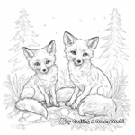 Swift Kit Fox Coloring Pages 1