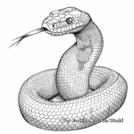 Terrifying Black Mamba Coloring Pages 2