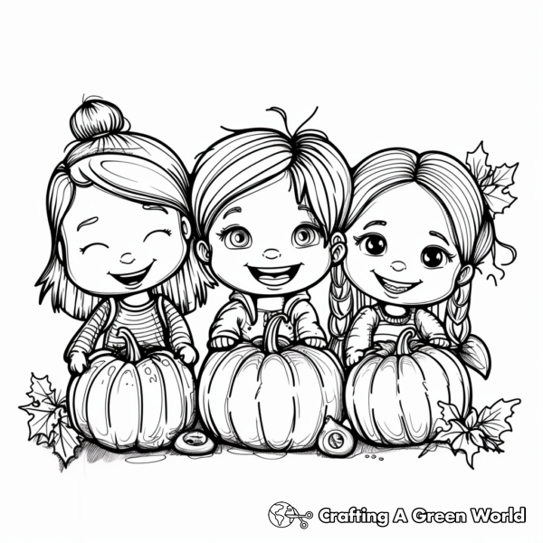 Thankful Coloring Pages - Free & Printable!