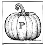 Thanksgiving Pumpkin Coloring Pages 2