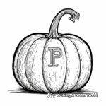 Thanksgiving Pumpkin Coloring Pages 3
