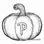 Thanksgiving Pumpkin Coloring Pages 4