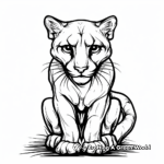 Thrilling Cougar Coloring Pages 1