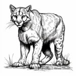 Thrilling Cougar Coloring Pages 2