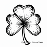 Traditional Irish Shamrock Coloring Pages 3