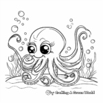 Under the Sea: Preschool Sea Creature Coloring Pages 1