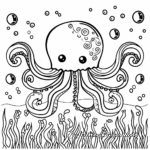 Under the Sea: Preschool Sea Creature Coloring Pages 2