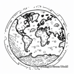 Undersea World in a Circle Coloring Pages 4