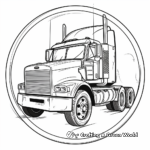 Vehicle-Themed Circle Coloring Pages 3