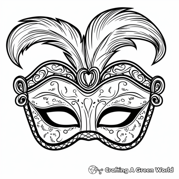 Mardi Gras Coloring Pages Free Printable 