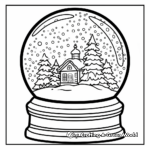 Victorian Era Snow Globe Coloring Pages 3