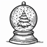 Victorian Era Snow Globe Coloring Pages 4