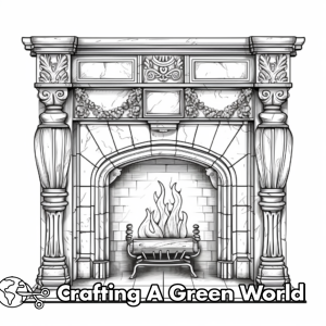 Fireplace Coloring Pages - Free & Printable!