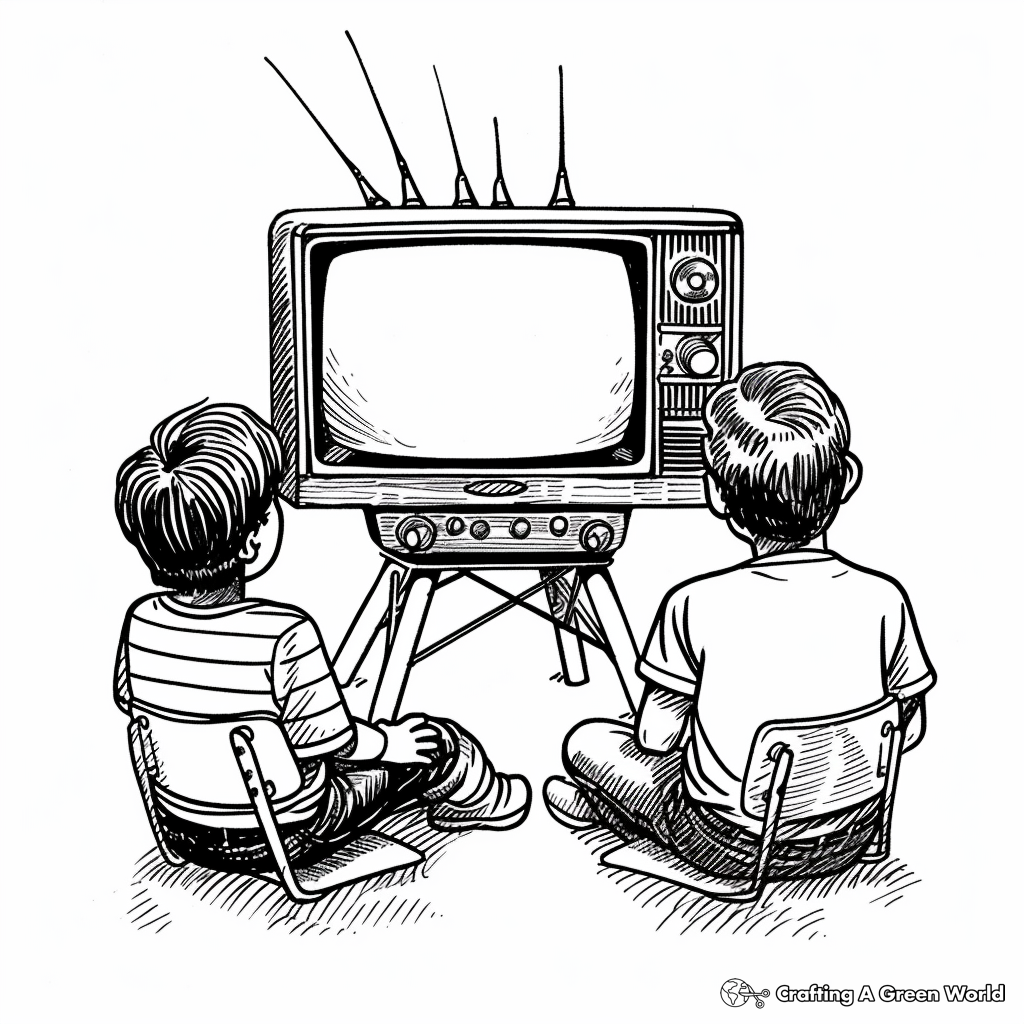 70s Coloring Pages - Free & Printable!