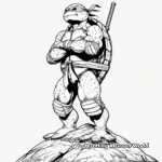 Vintage Donatello Ninja Turtle Coloring Pages 2