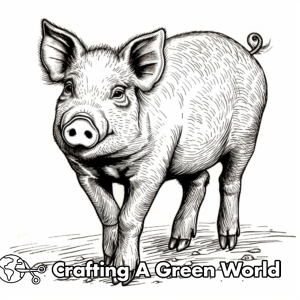 Piggy Coloring Pages - Free &amp; Printable!