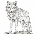 Warrior Wolf Coloring Pages for Real Fighters 4
