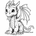 Winged Dragon Coloring Pages 2