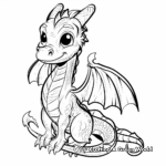 Winged Dragon Coloring Pages 3