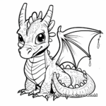 Winged Dragon Coloring Pages 4