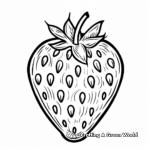 Yummy Strawberry Coloring Sheets 3