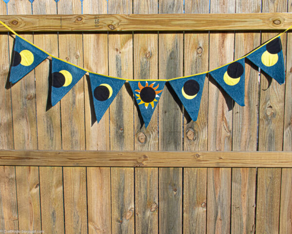 total solar eclipse bunting