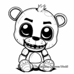Adorable Chibi Freddy Fazbear Coloring Pages 3