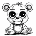 Adorable Chibi Freddy Fazbear Coloring Pages 4