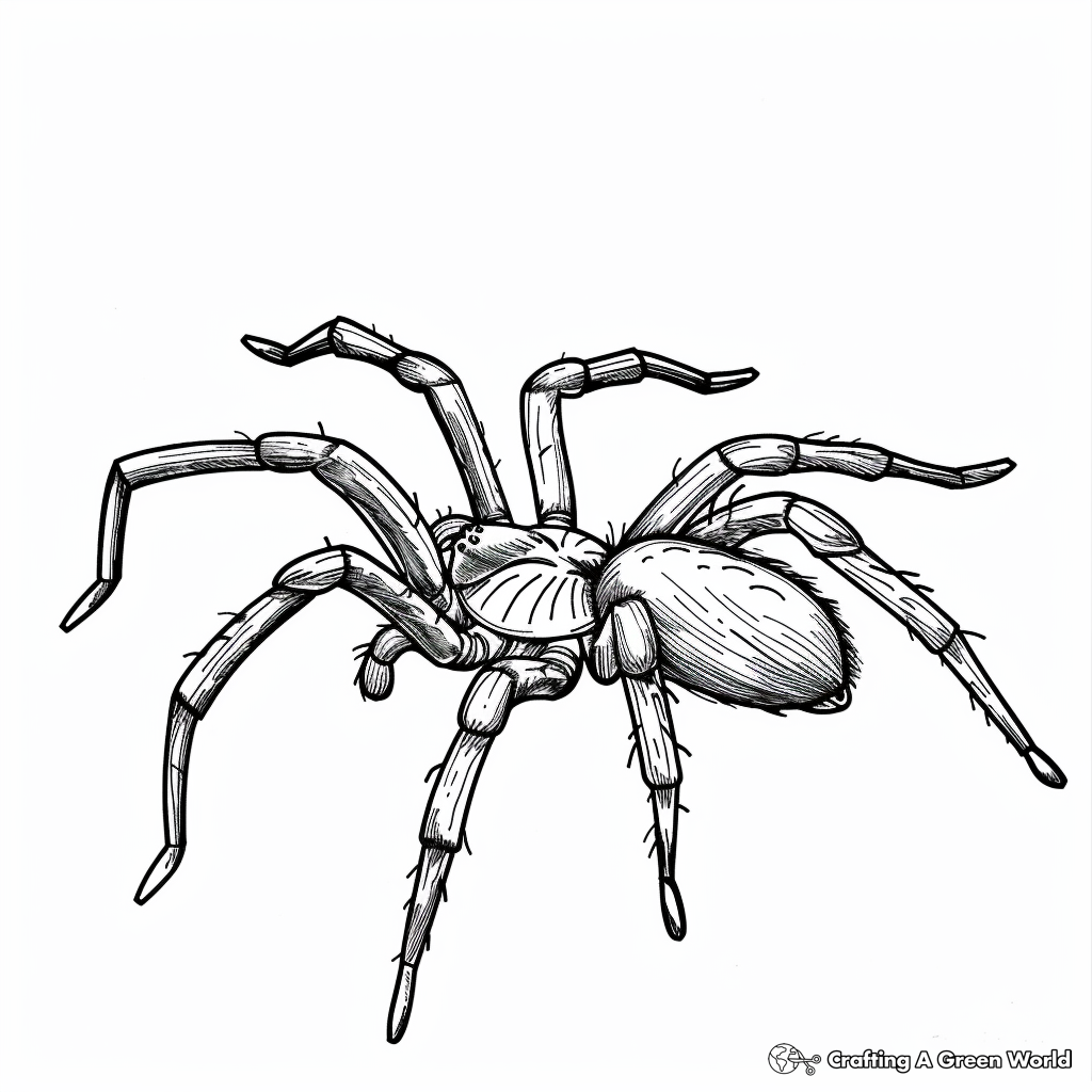 Spiders. Top view scary realistic spiders toxic insects decent vector By  ONYX | TheHungryJPEG