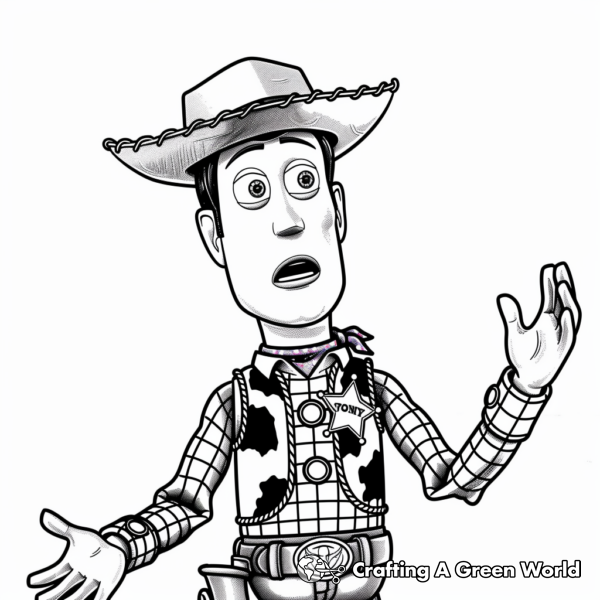 Woody Coloring Pages - Free &amp; Printable!