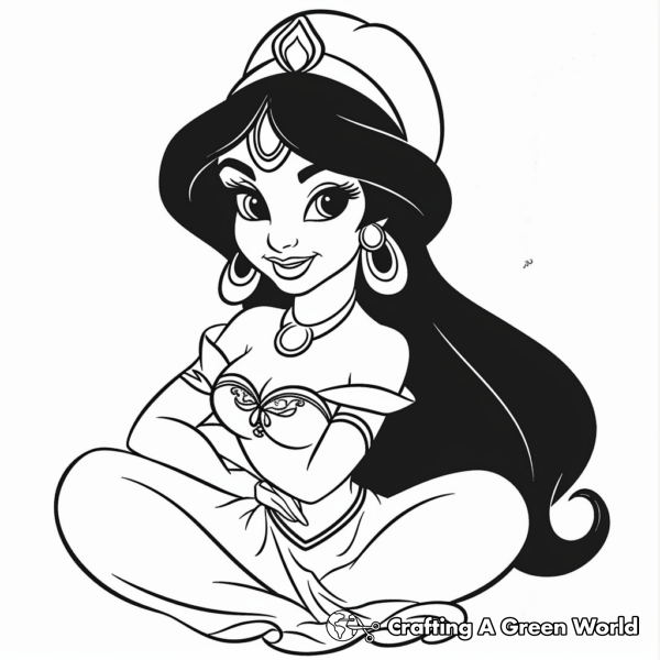 Disney Princess Coloring Pages - Free &amp; Printable!