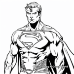 Artistic Abstract Superman Coloring Pages 4